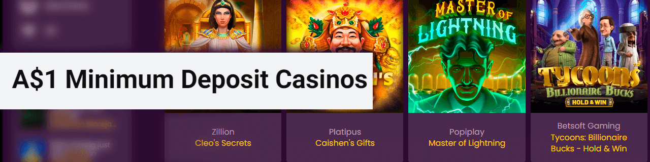 1 deposit casinos