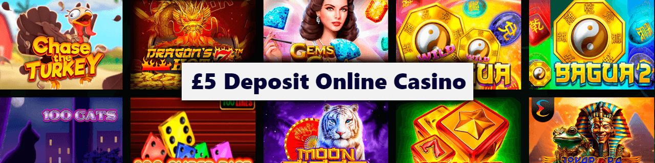 5 online casino sites 5 deposit casino bonus