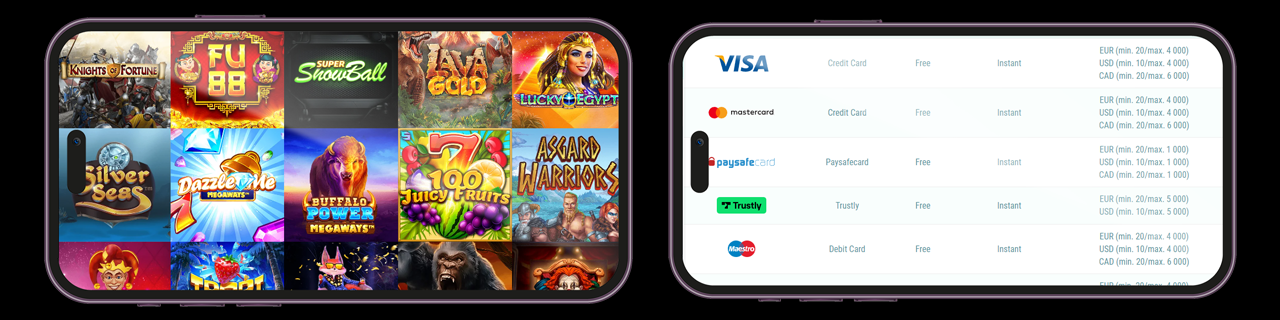 popular casino payment methods