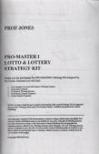 Master lotto/lottery strategies i