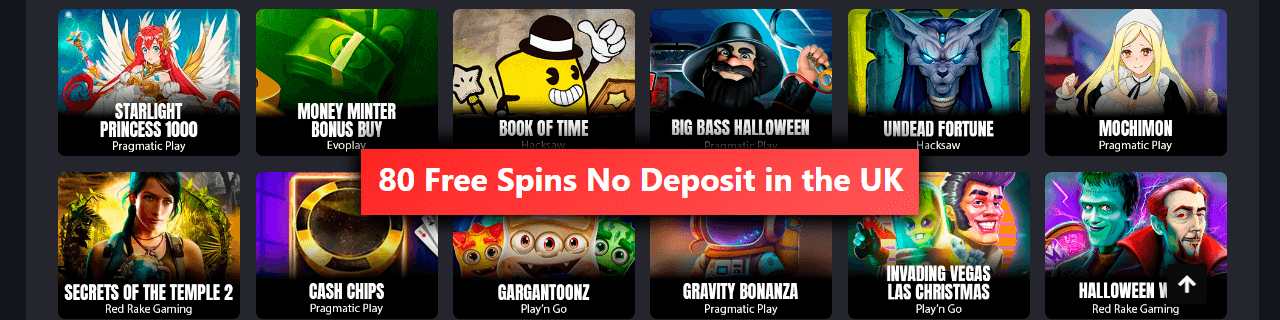 80 deposit free spins